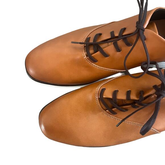 GOODFELLOW & CO Men's Luis Hybrid Oxford Shoes Cognac - Picture 3 of 6